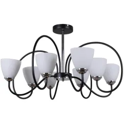 Потолочная люстра Reluce 01269-0.3-08 BK+CR