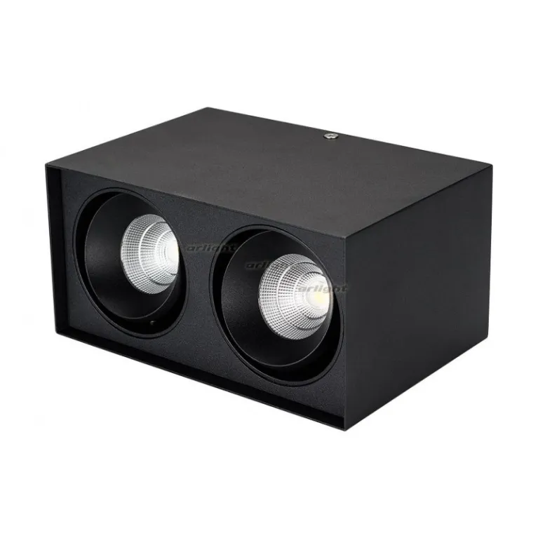 Накладной светильник Arlight SP-CUBUS-S100x200BK-2x11W Day White 023086