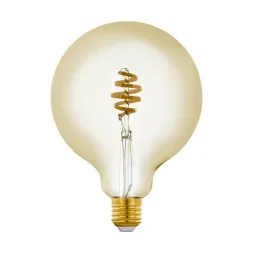 Лампа светодиодная филаментная диммируемая Eglo E27 5,5W 2200-6500K золотистая 12582