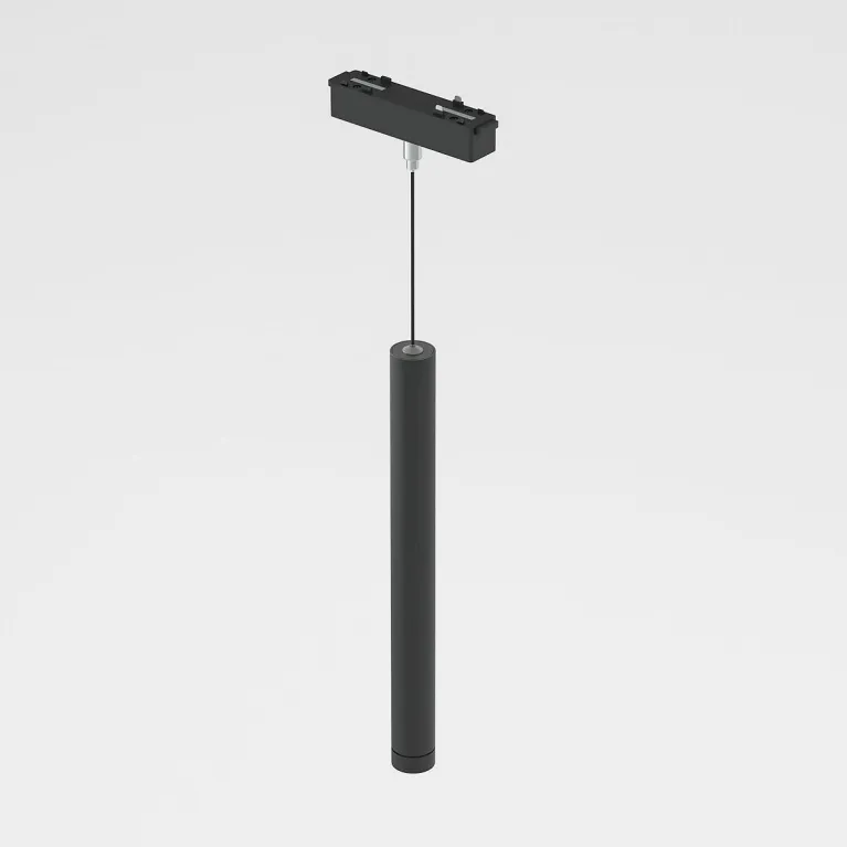 Подвесной трековый светодиодный светильник Elektrostandard Flat Magnetic Alliet 85097/01 черный a063