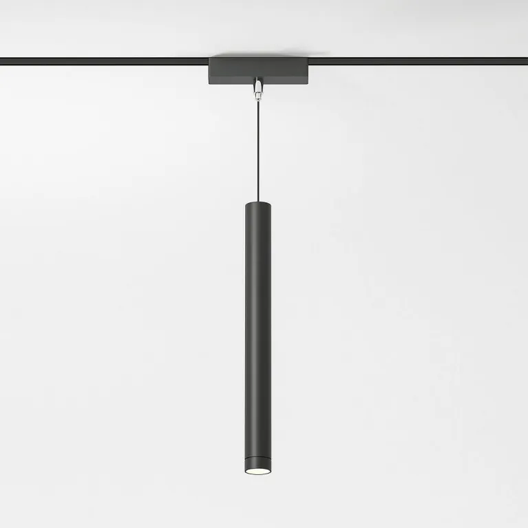 Подвесной трековый светодиодный светильник Elektrostandard Flat Magnetic Alliet 85097/01 черный a063