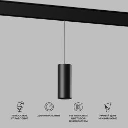 Подвесной трековый светодиодный светильник Elektrostandard Slim Magnetic Dim Amend 85073/01 черный a