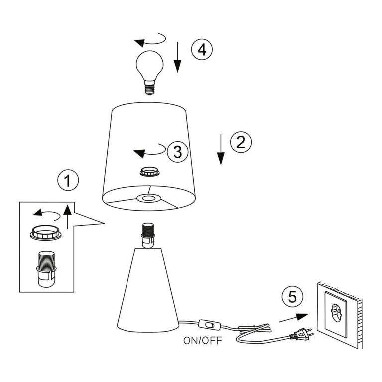 Настольная лампа Rivoli Edith 7069-501 Б0057265