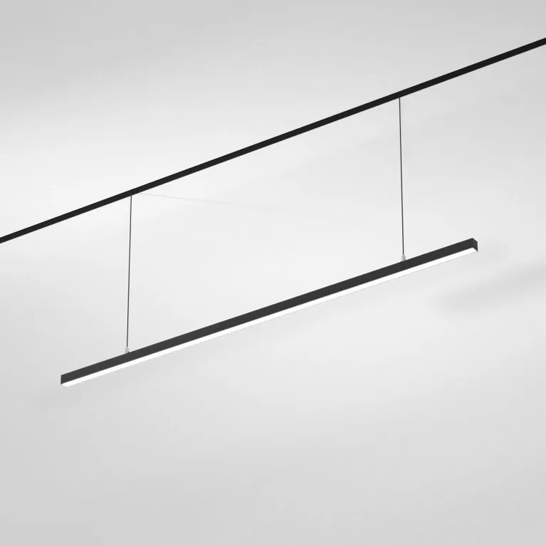 Подвесной трековый светодиодный светильник Elektrostandard Slim Magnetic Milo 85106/01 40W 4000K чер