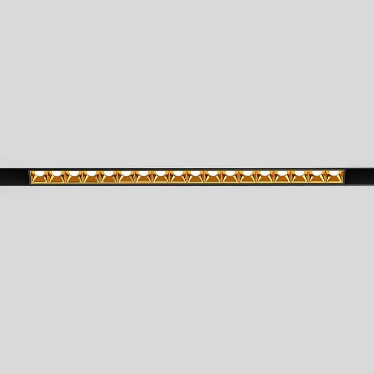 Трековый светодиодный светильник Elektrostandard Slim Magnetic Artas 85104/01 черный/золото a064530