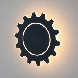 Настенный светодиодный светильник Elektrostandard Gear L LED черный MRL LED 1100 4690389125386