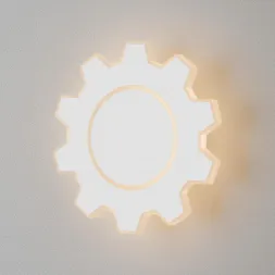 Настенный светодиодный светильник Elektrostandard Gear M LED белый MRL LED 1095 4690389125355