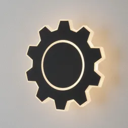 Настенный светодиодный светильник Elektrostandard Gear M LED черный MRL LED 1095 4690389125362
