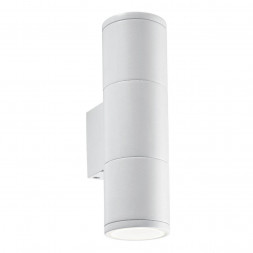 Уличный настенный светильник Ideal Lux Gun AP2 Small Bianco