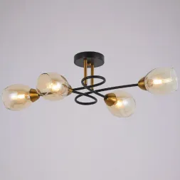 Потолочная люстра Illumico IL8263-4COU-79 BK GD Celeste