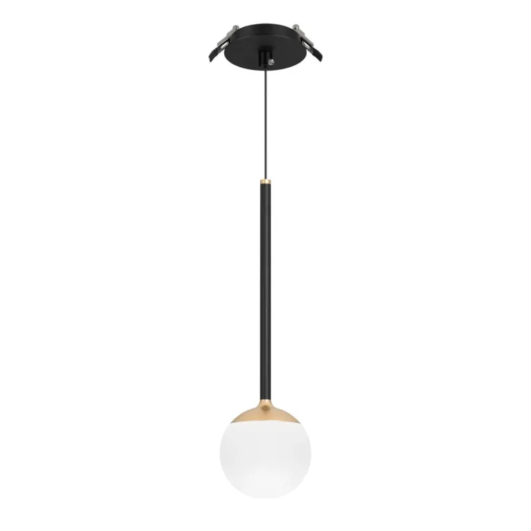 Подвесной светильник Arlight SP-BEADS-HANG-BUILT-T-R100-8W Warm3000 (BK-GD, 180 deg, 230V) 056420