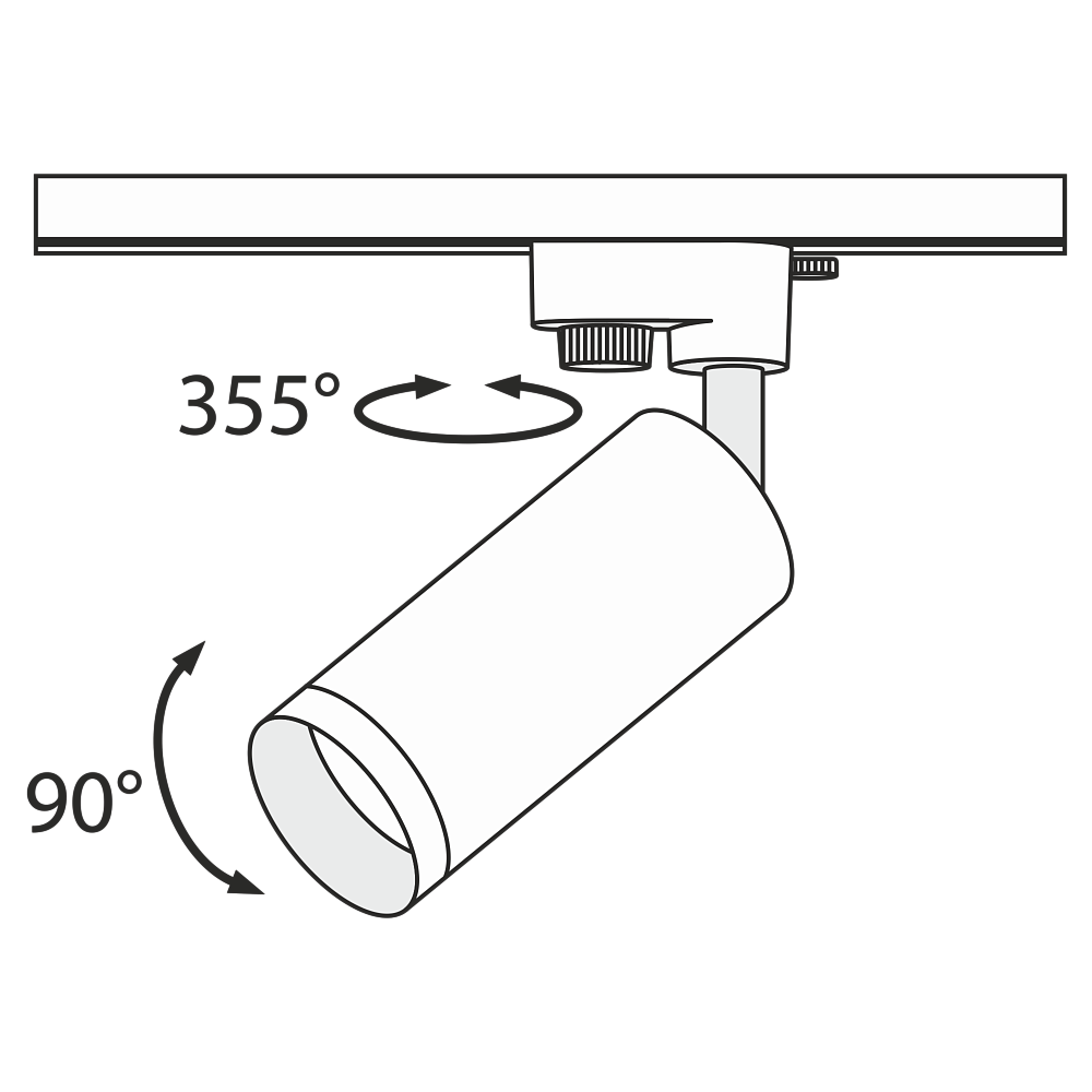 Трековый светильник Maytoni Track lamps TR004-1-GU10-MG