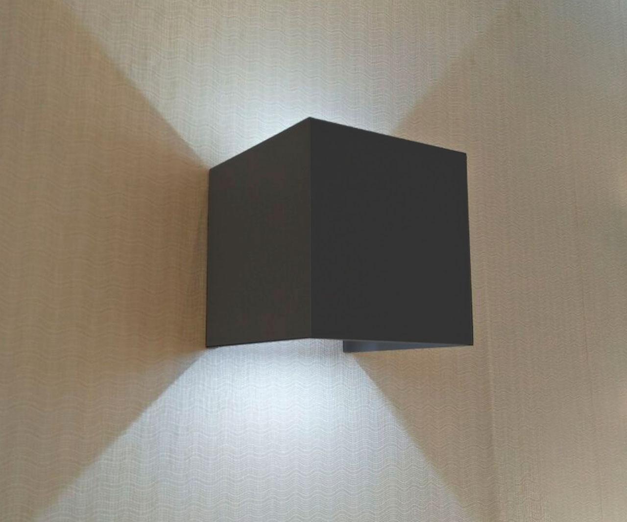 Светильник Куб темно-серый w10*10 h10 Led 6W (4000K) IP65 08585,16(4000K)